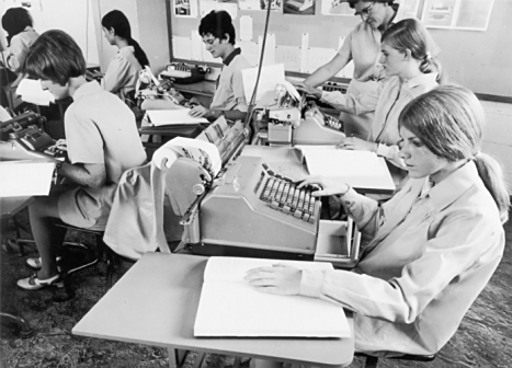 1970年，奥克兰理工学院高级商务班