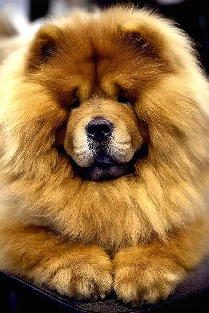 松狮犬（以独特蓝舌和环状领著称的中国犬种（犬科犬属动物））_百度百科