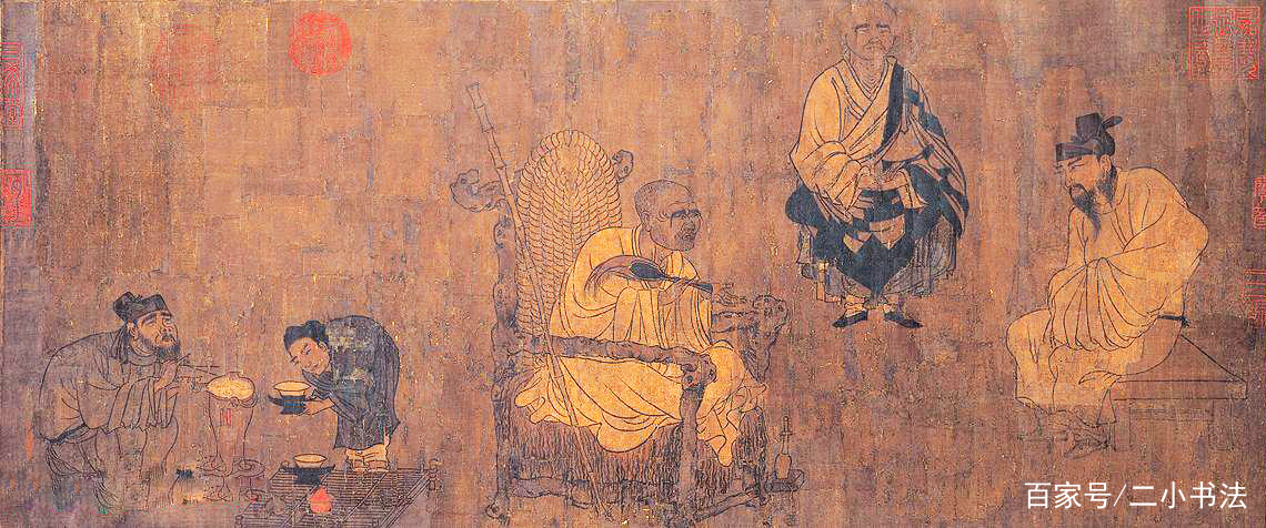 王羲之《兰亭序》真迹究竟在哪？这张千年古画说出了下落！_百科TA说