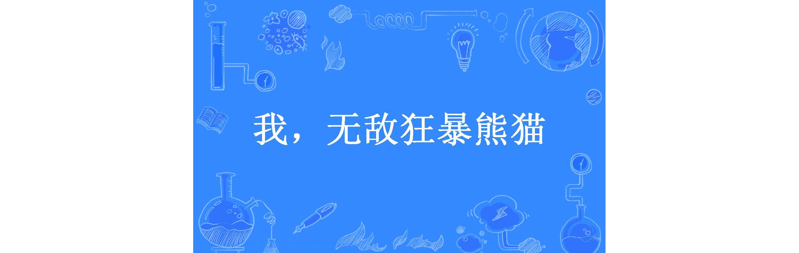 我,无敌狂暴熊猫