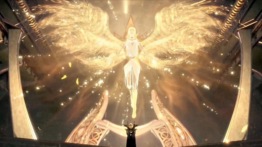 是一种传说中的武魂,也是最顶级的武魂,六翼天使象征着神的代言人.