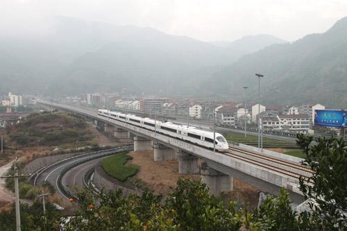  p>金温铁路(jinhua-wenzhou railway),或称新金温铁路,金丽温铁路,是