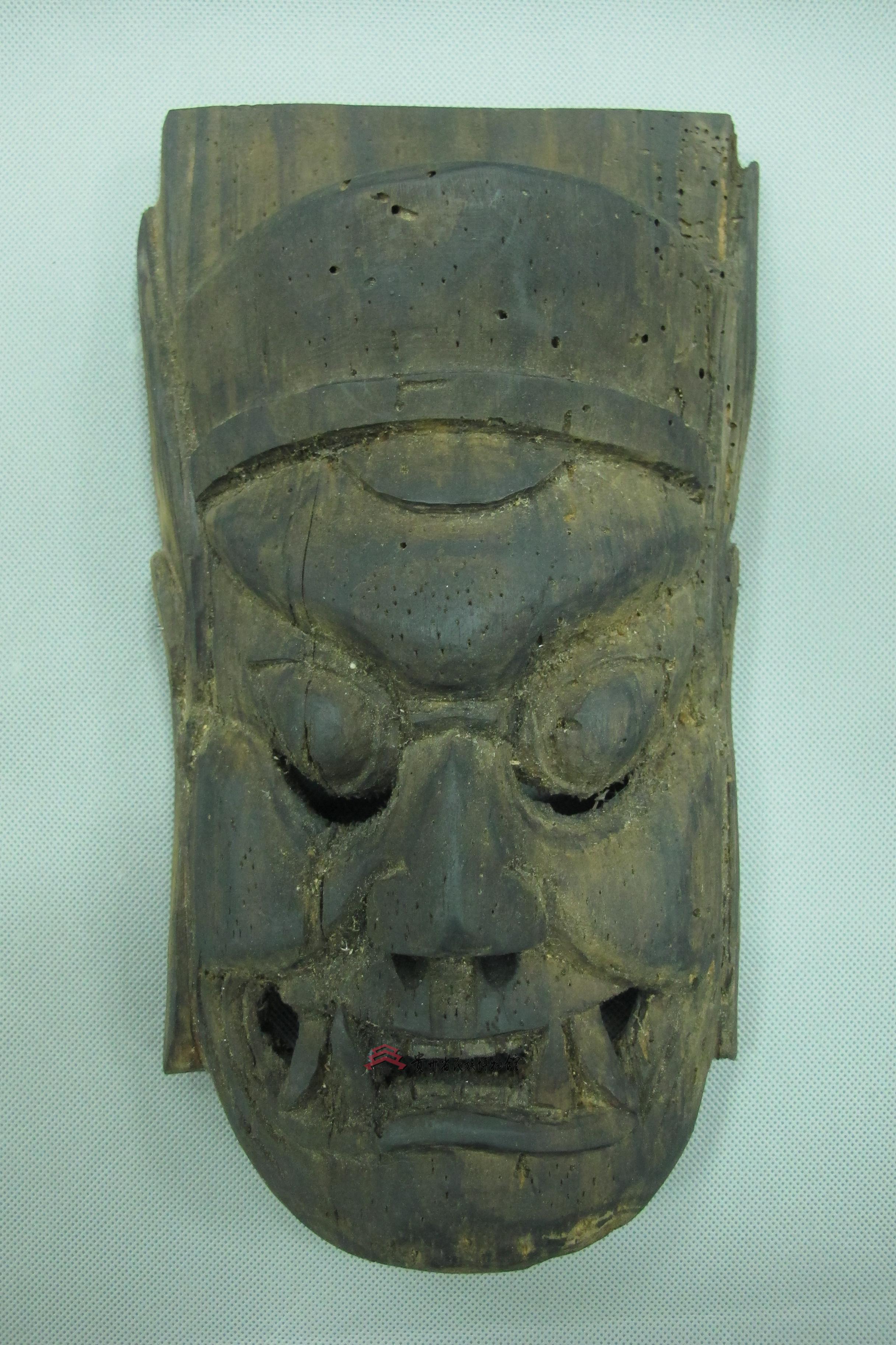 民国德江土家族傩面具勾愿判官