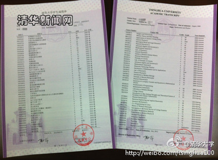  p data-id="gn7ydt3az8">防伪成绩单是清华大学启用专门设计的新式