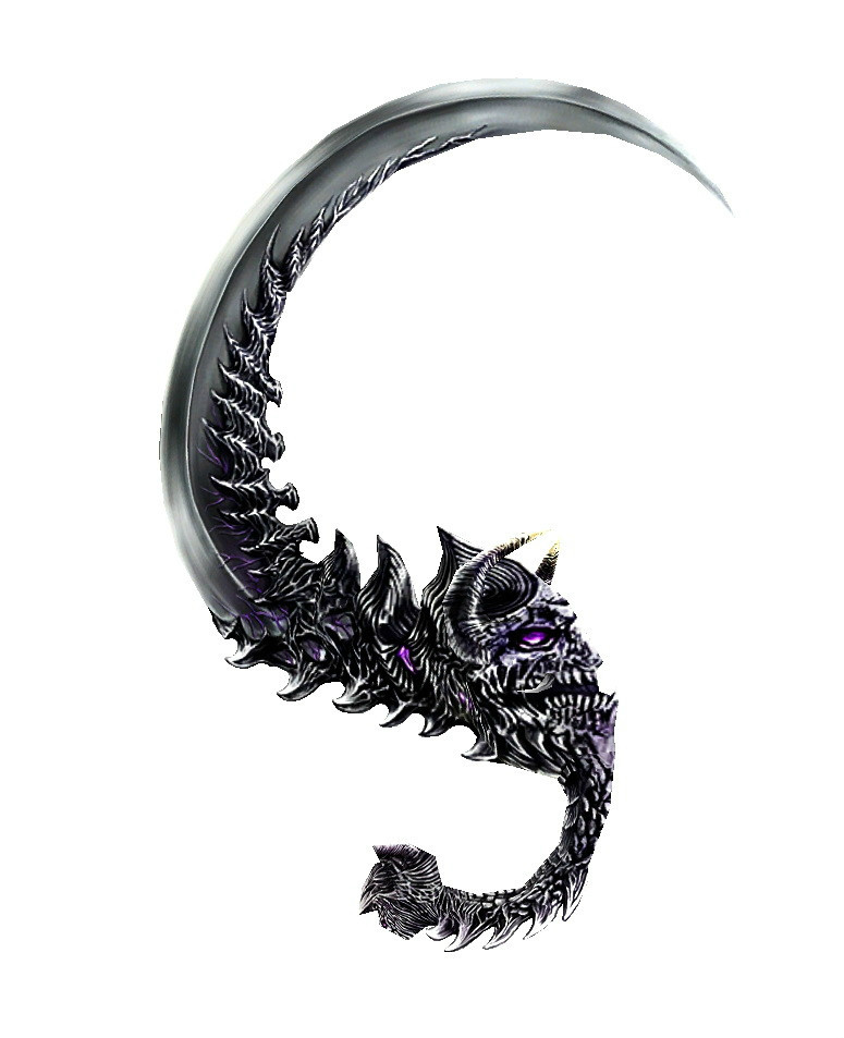 p data-id="gnbvejel6c">圆月弯刀是魔界的邪异兵器,一把充满戾气的