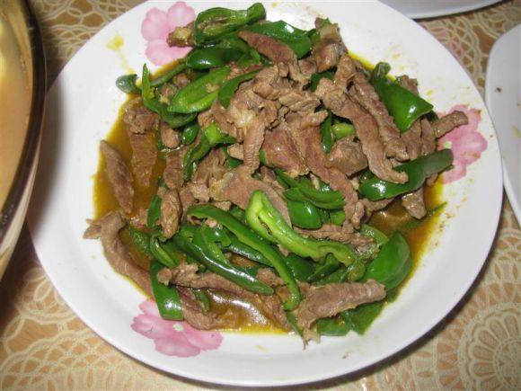 双椒牛肉丝