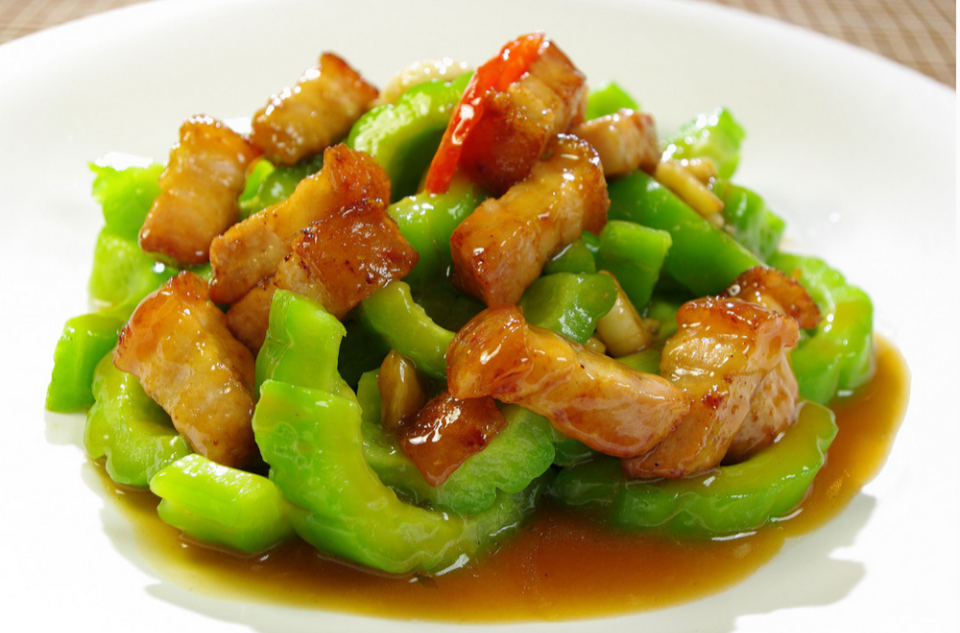 肉炒苦瓜