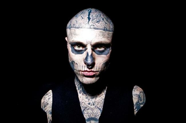  p>瑞克·格内斯特(rick genest,1985年8月7日—2018年8月1日),出生于