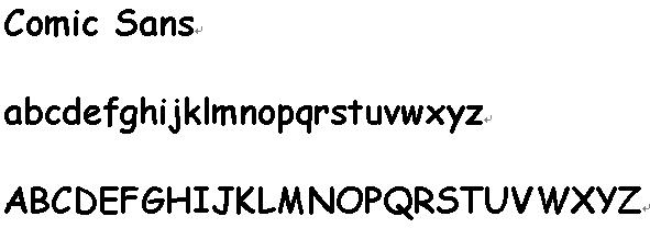  p>comic sans是一个似手写的字体,由文生·康奈尔(vincent connare)