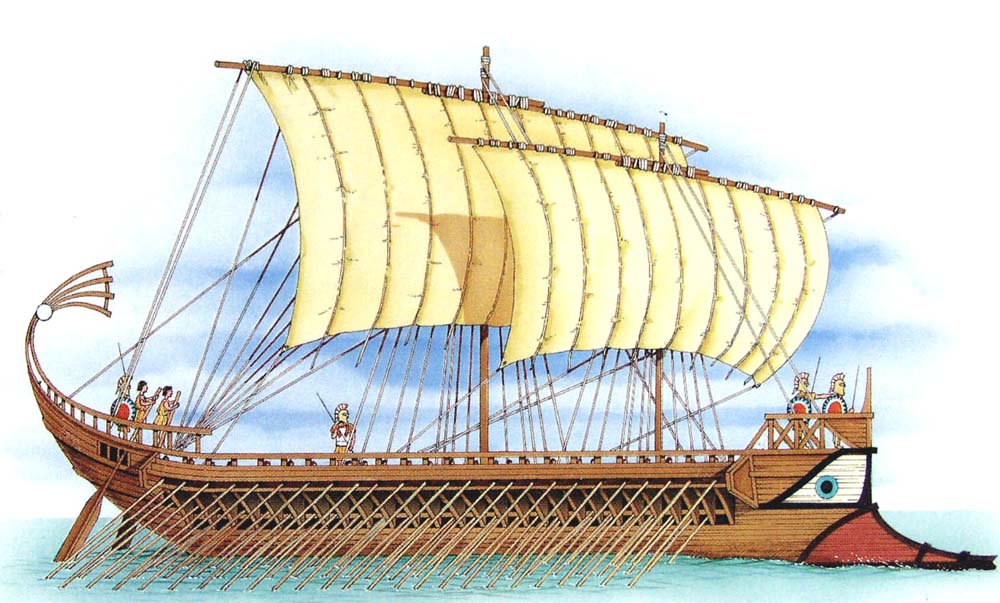  p>三桨座战船(希腊语:τρι  ρη  ),是古代 a target="_blank"