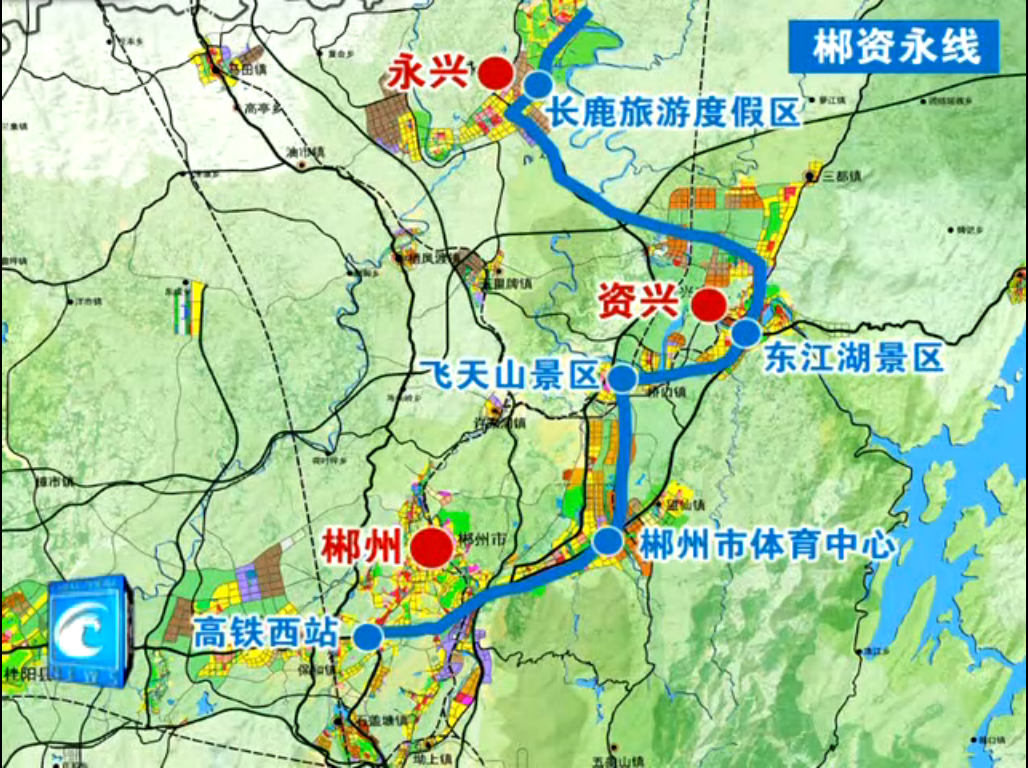 郴州市正规划2030年优先建成郴资永线和郴桂线两条 a target=
