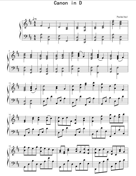 卡农 音乐谱曲技法 百度百科