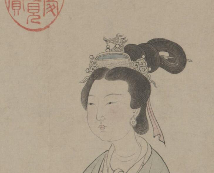 元周朗画杜秋娘图