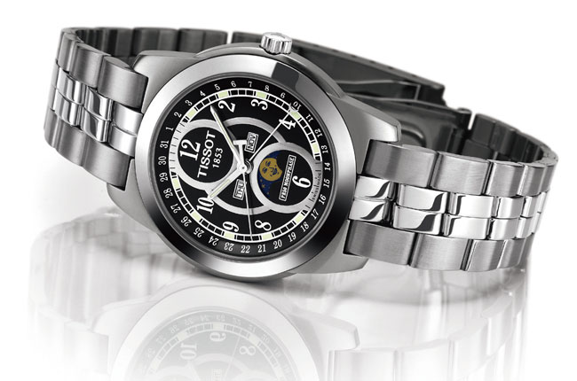 天梭pr50月相腕表