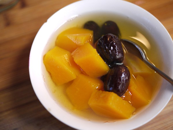 冰糖南瓜炖红枣