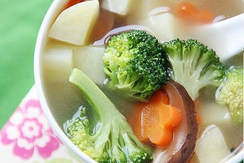 西兰花胡萝卜土豆汤