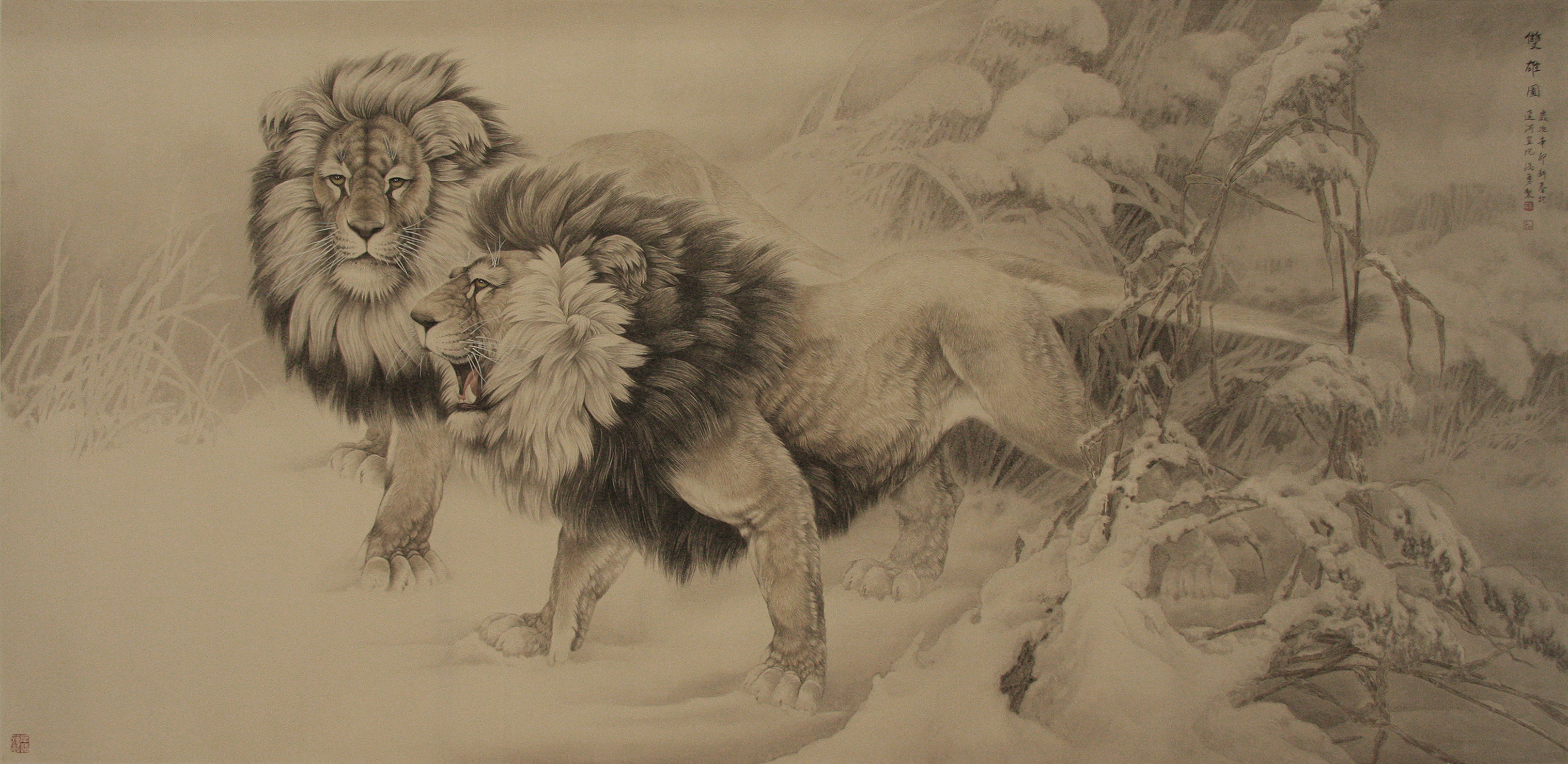 号紫竹琴房主人,田禾,吉祥瘦翁,中国著名工笔画家