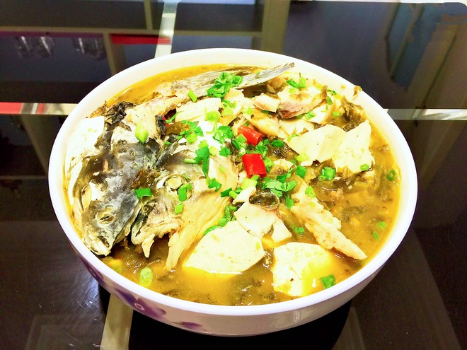 酸菜豆腐鱼