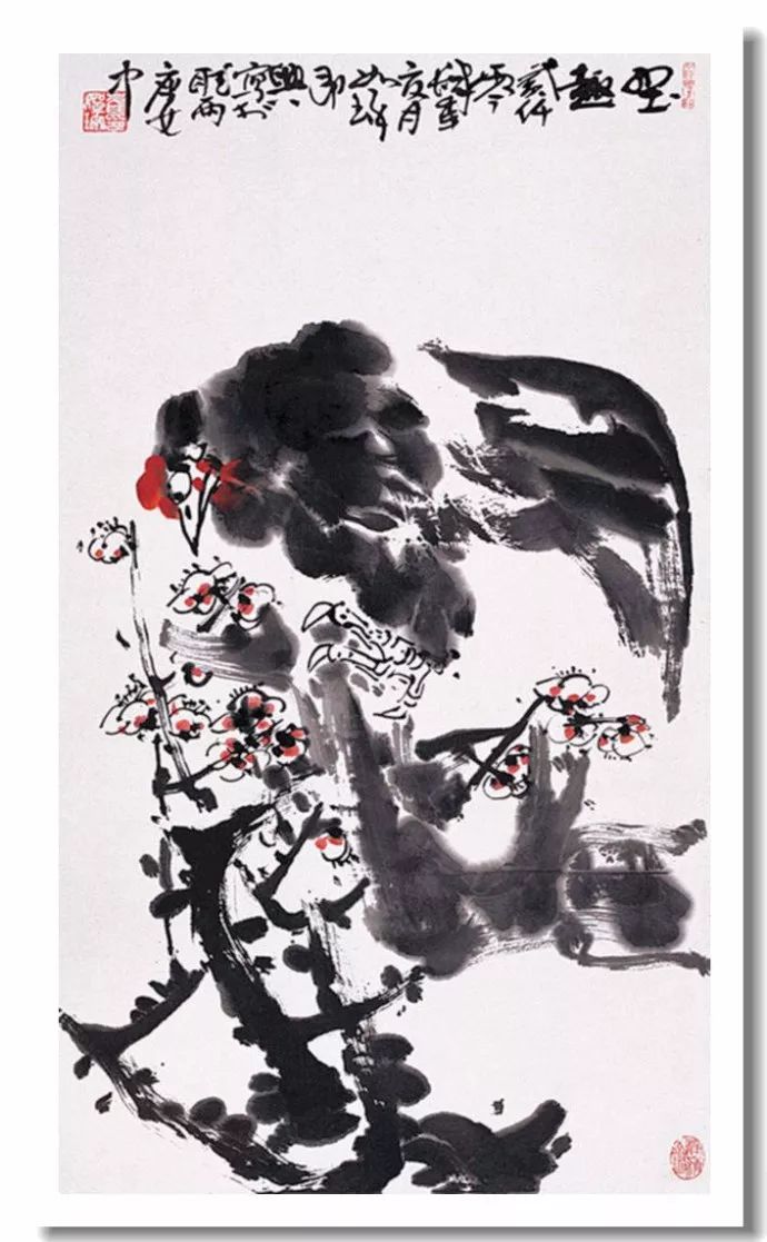 中国の著名な画家書道家崔如琢花鳥絵画作品　29x30cm 中国の著名な画家書道家崔如琢花鳥絵画作品 29x30cmの通販 by