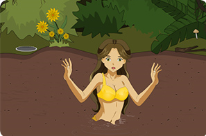 《救出陷入沼泽的女孩(quicksand escape)》是一款益智小游戏,发行于