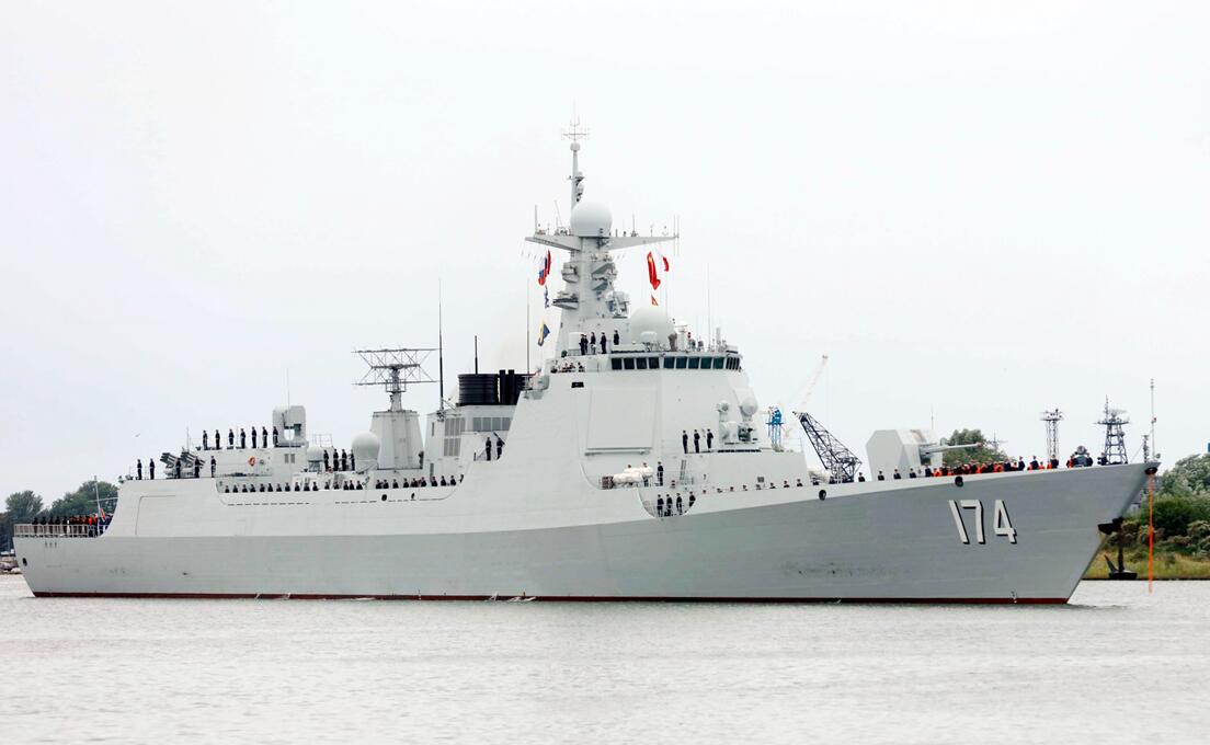 p>合肥舰舷号174,是继昆明舰,长沙舰之后中国第三艘新一代052d型导弹