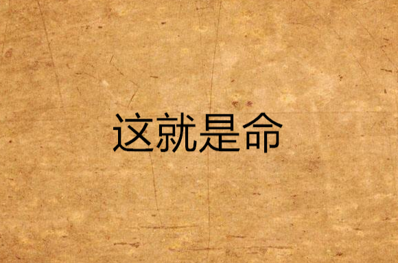 这就是命