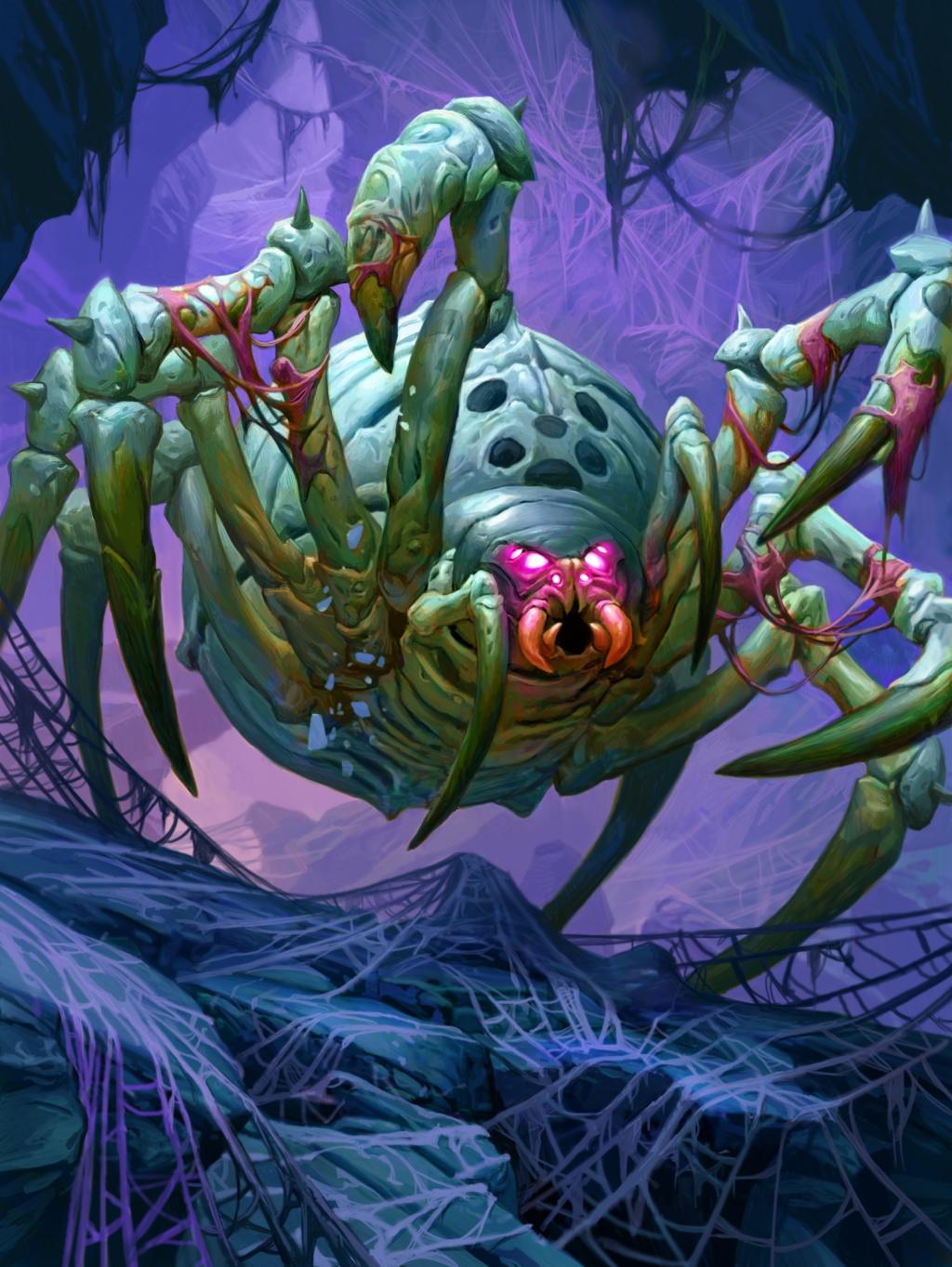  p>在艾卓-尼鲁布即将陷落之际,蛛魔大臣们放出了一只蜘蛛,这只蜘蛛能