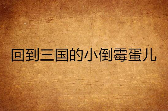 回到三国的小倒霉蛋儿