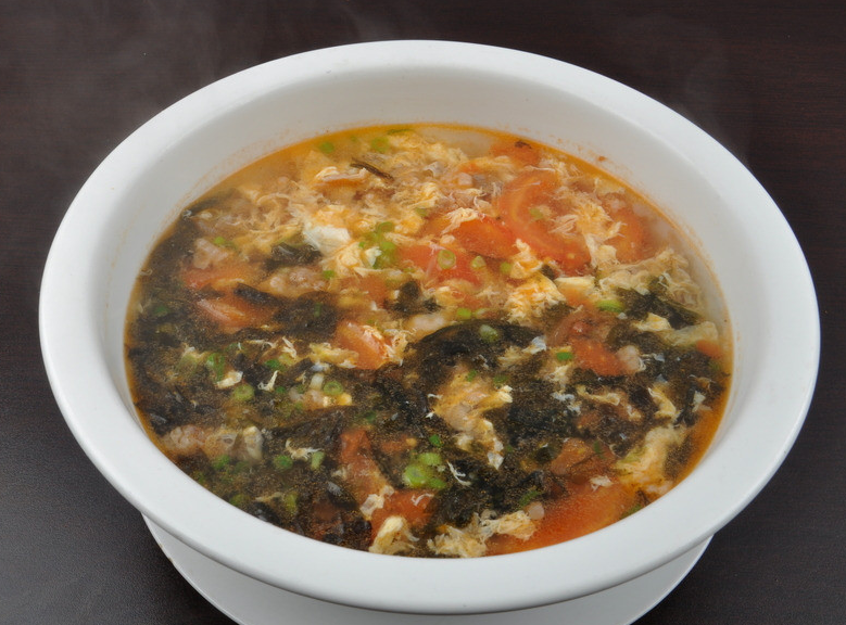 蕃茄紫菜蛋汤