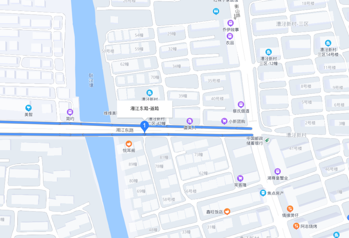  p>湘江路位于常熟市,湘江路(李闸路-海虞北路)改造工程,道路长约732.