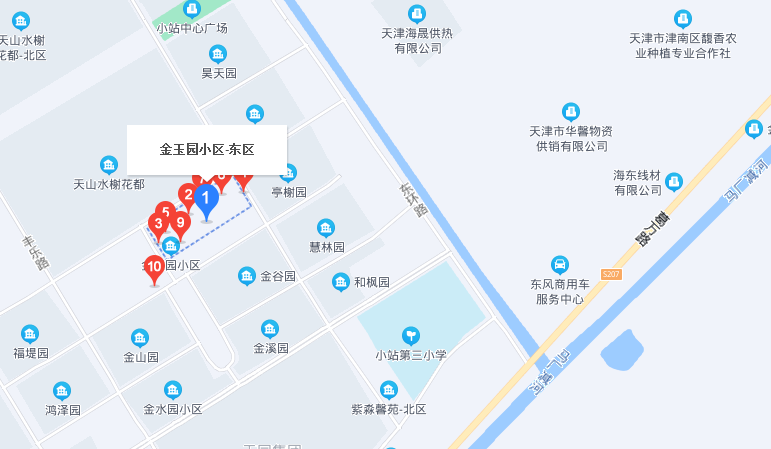 金玉园东区位于天津市津南小站镇.
