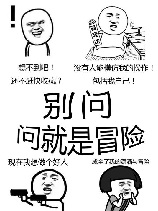 别问，问就是冒险！_百度百科