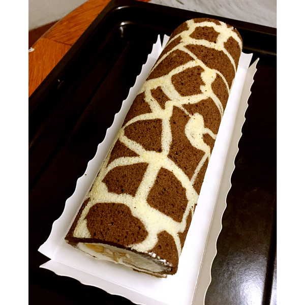 长颈鹿蛋糕卷