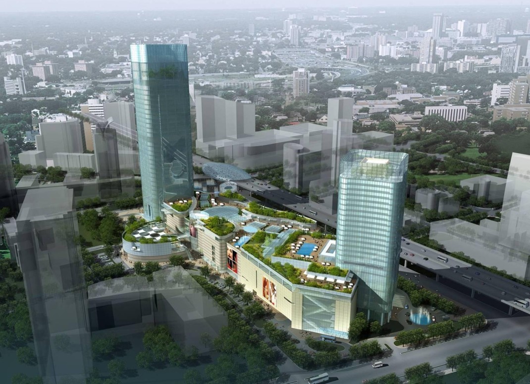 江湾-五角场,为上海四大城市副中心之一,其南部地块为上海十大商业