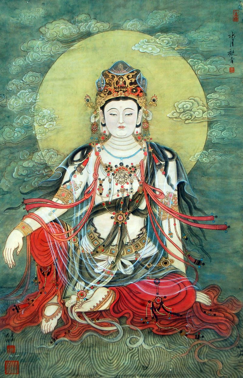 水月观音是指佛经谓 a target="_blank" href="/item/观音菩萨/232314