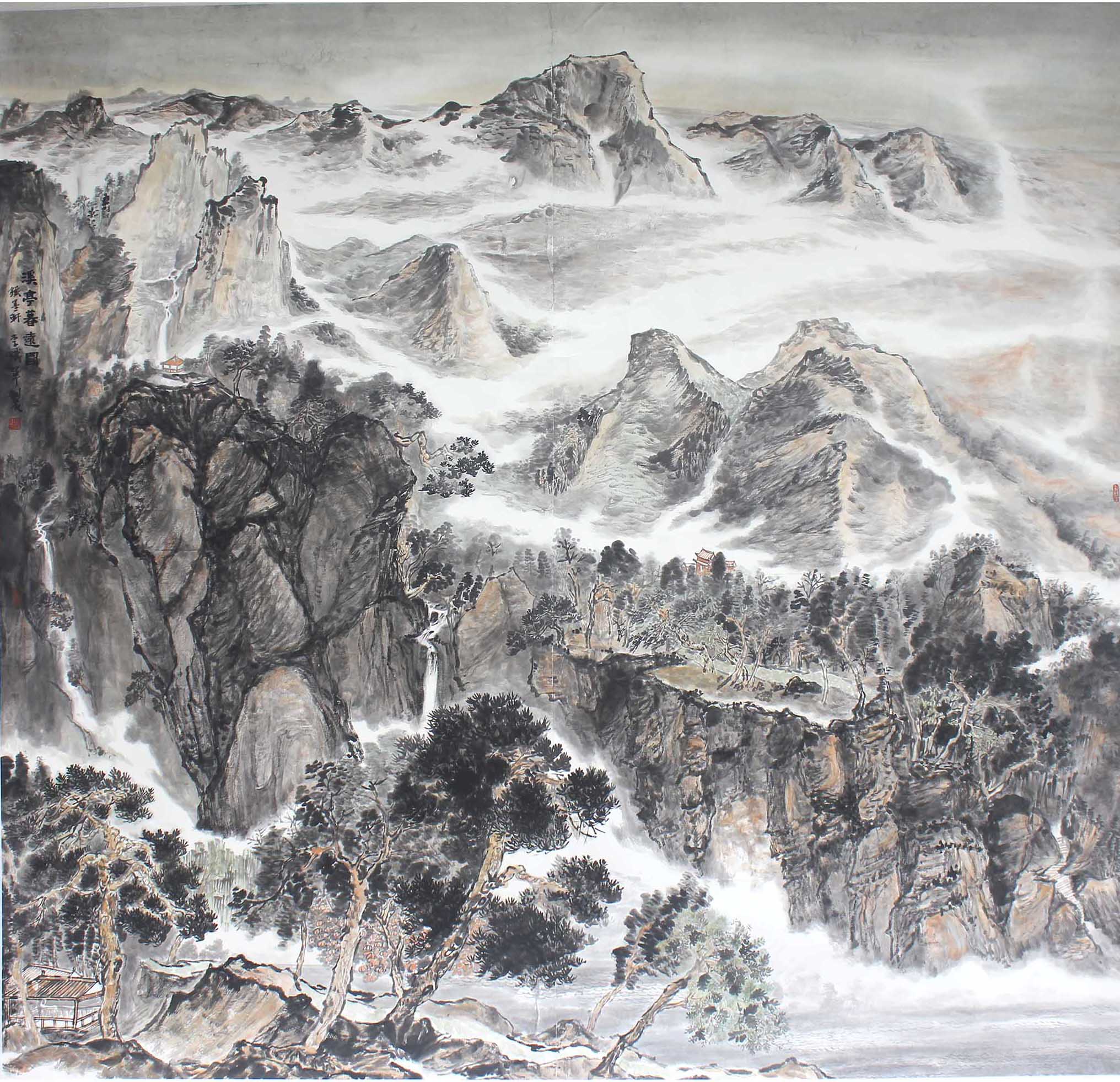  p>李铁军,祖籍山东临朐,现居住济南,自幼习画,先后师从张民生,张宝珠