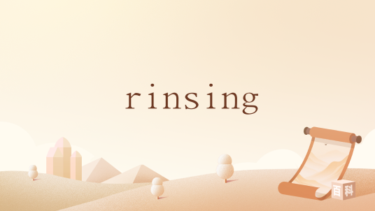 rinsing_百度百科