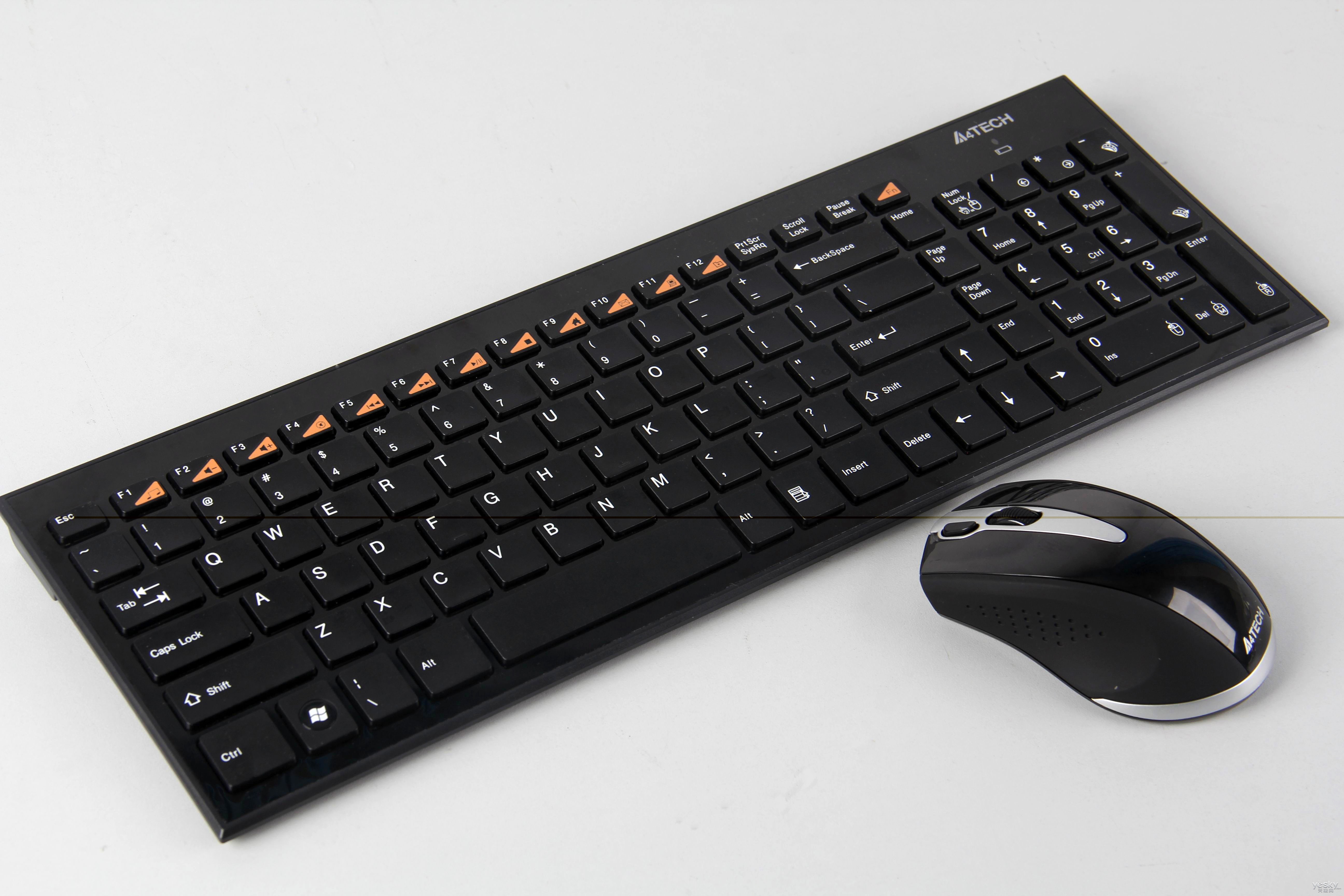 双飞燕7600h无孔无线键鼠套装