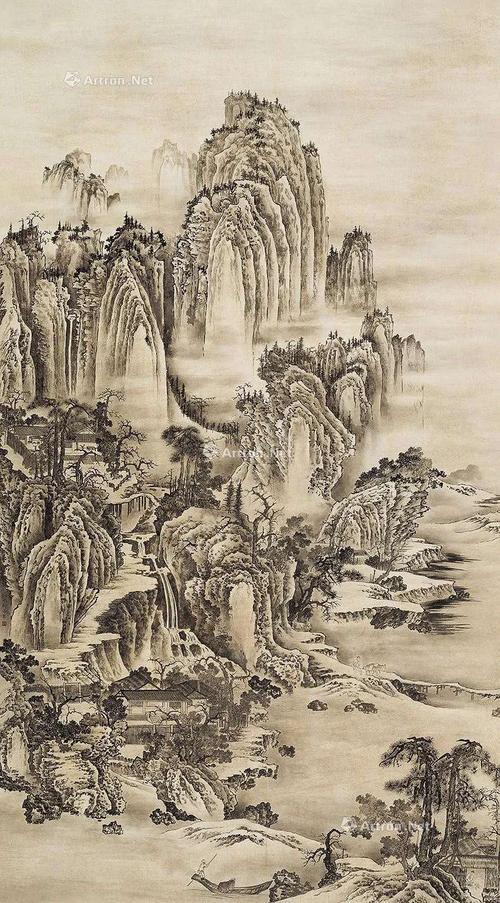 他是北方水画派之祖，将山水画推向国画的画师，却没有偷工减料_百科TA说