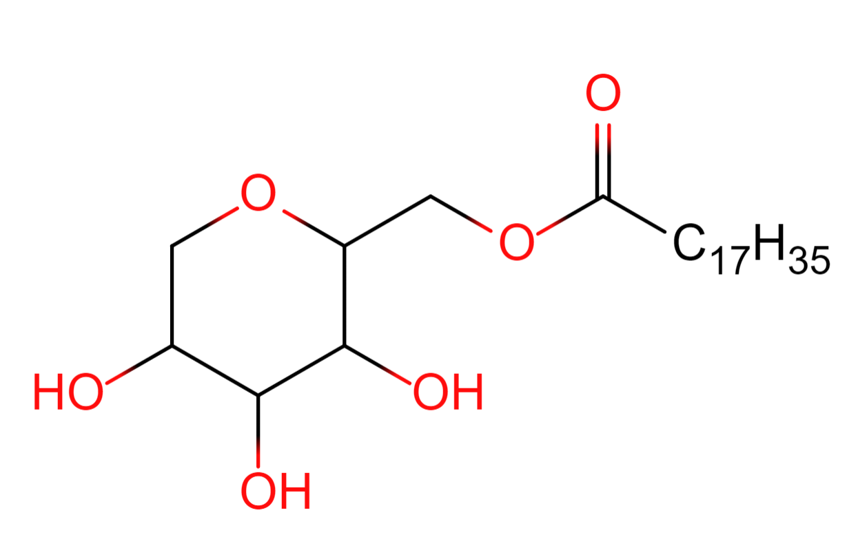  p>山梨坦单硬脂酸酯是一种有机化合物,分子式为 span class="ref"