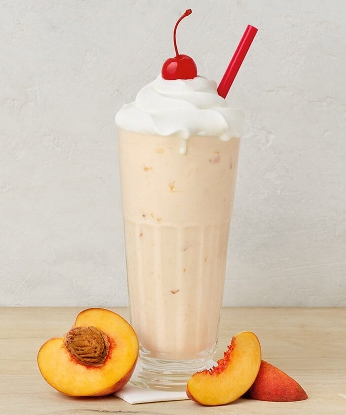 水蜜桃奶昔