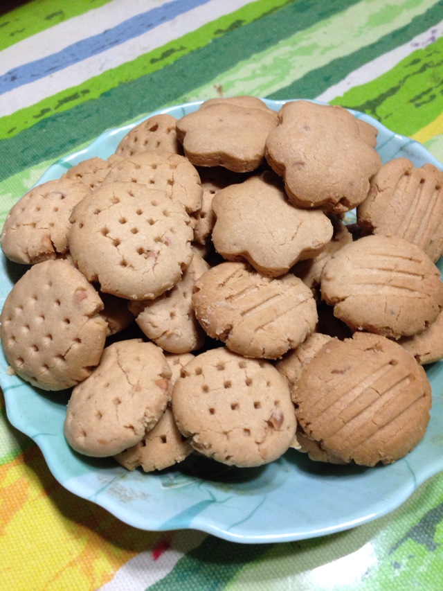 微波炉花生酱饼干