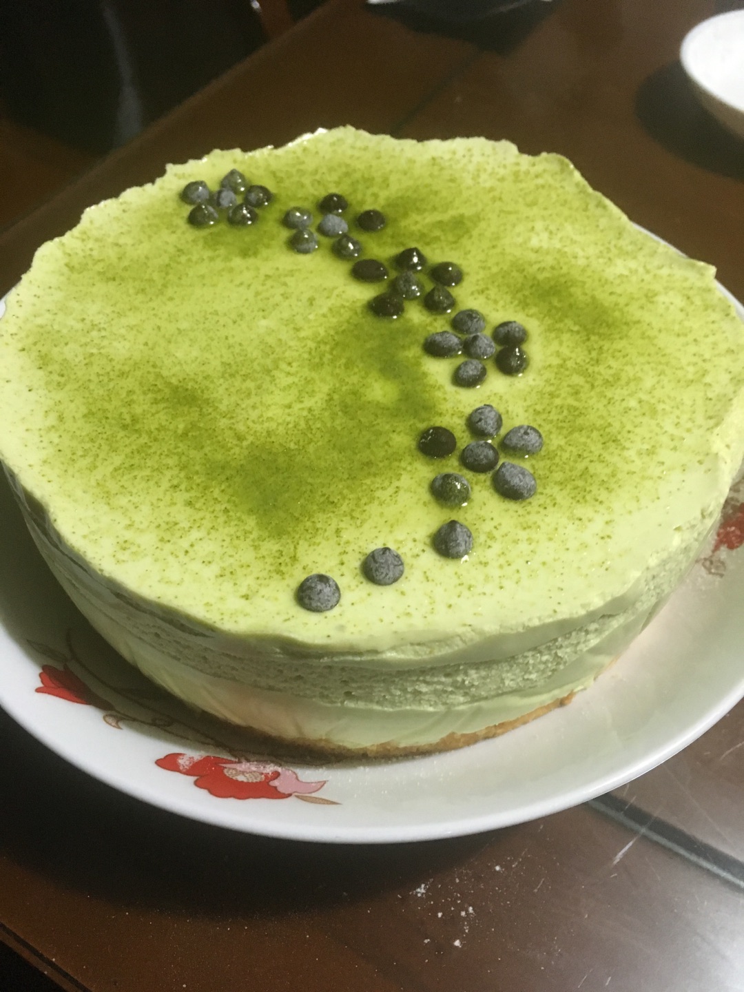 抹茶生巧慕斯蛋糕