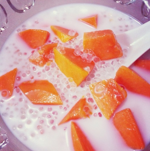 木瓜椰汁西米露