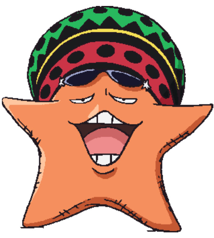 id="75861">航海王 /a>》及其衍生作品中的角色,是一个会说话的海星, 