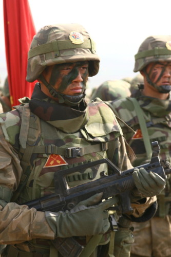  p>和平使命联合军演是上海合作组织的联合军事演习,是一场应对各国