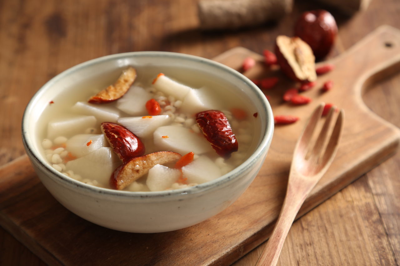  p data-id="t0rliqyl7emf">枣香山药甜汤是以红枣,山药,蜂蜜等为主料