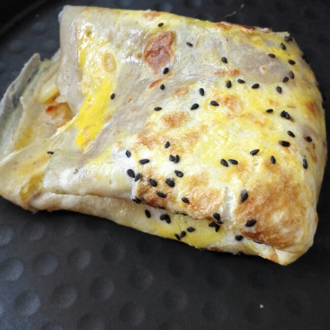 绿豆面煎饼果子