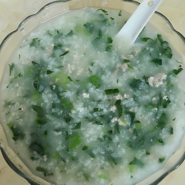 肉末菜粥