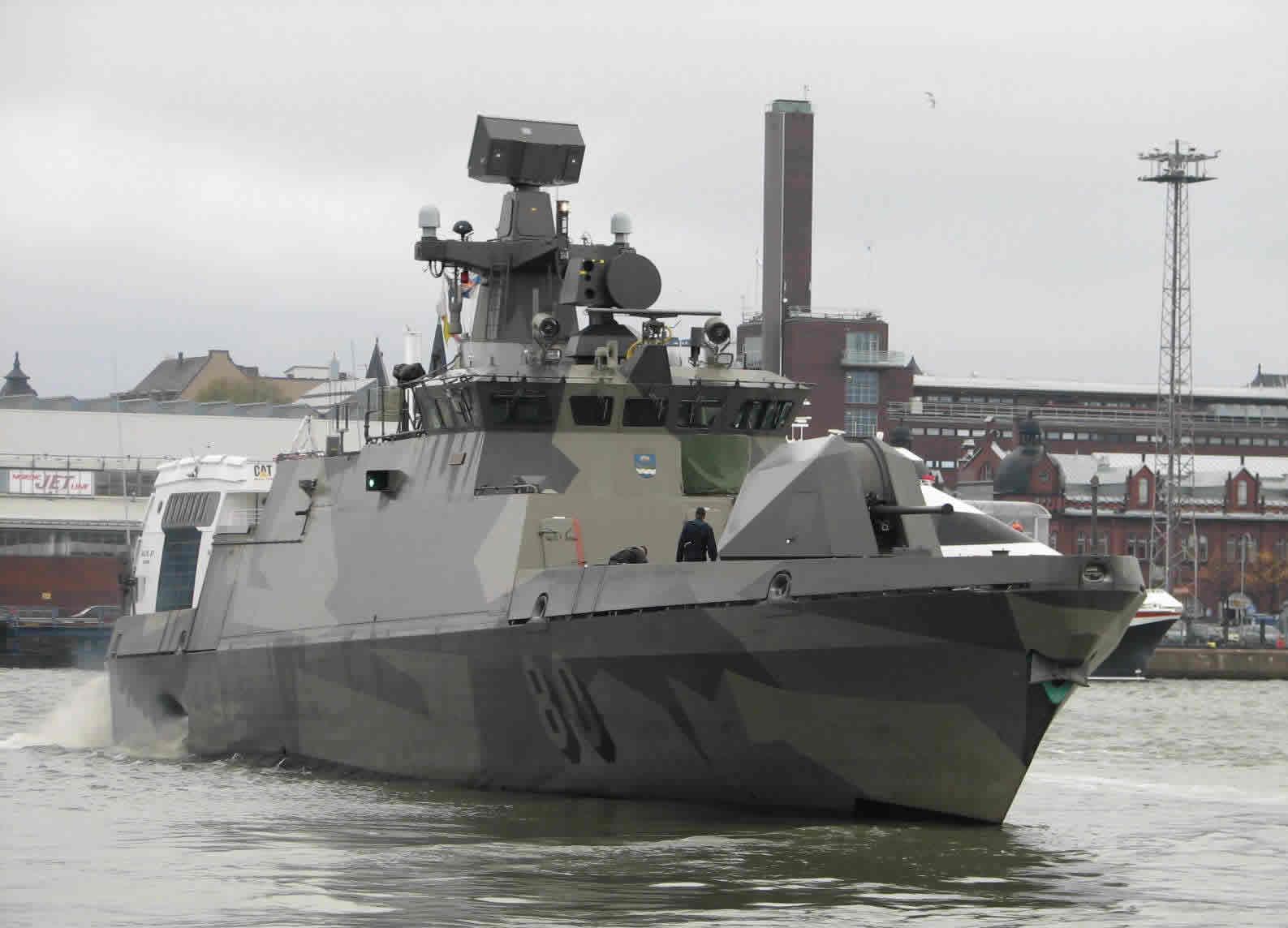 芬兰哈米纳级隐身导弹艇